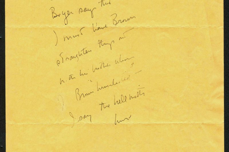 John F Kennedy Authentic Handwriting on 8.5x11 Paper As Senator JSA Z02612