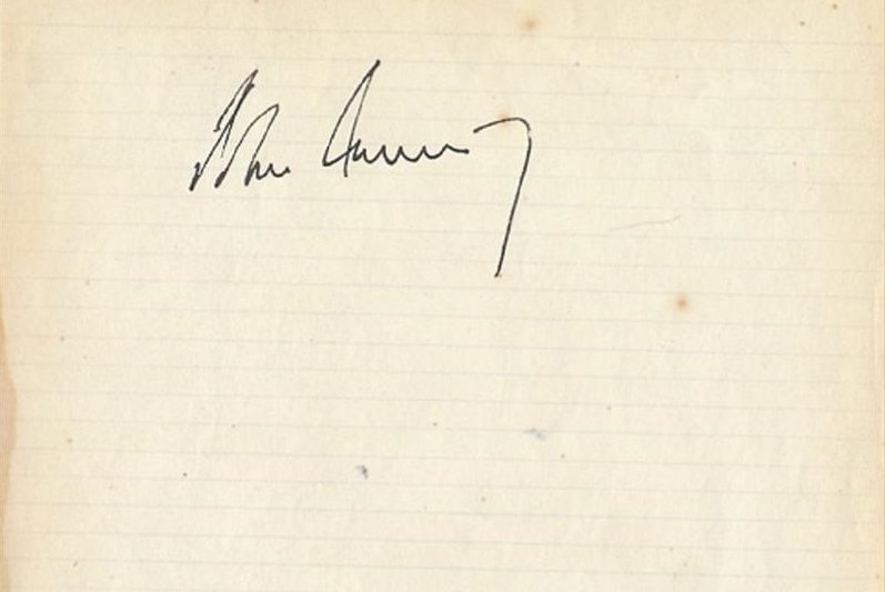 President John F.Kennedy-Vintage Signature